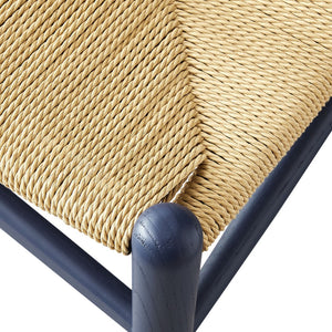 Modway Furniture Amish 29" Handcrafted Wood Dining Chair – Mid-Century Rustic Style with Comfort and Durability Midnight EEI-7200-MID