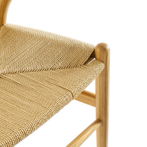 Modway Furniture Amish 29" Handcrafted Wood Dining Chair – Mid-Century Rustic Style with Comfort and Durability Natural EEI-7200-NAT