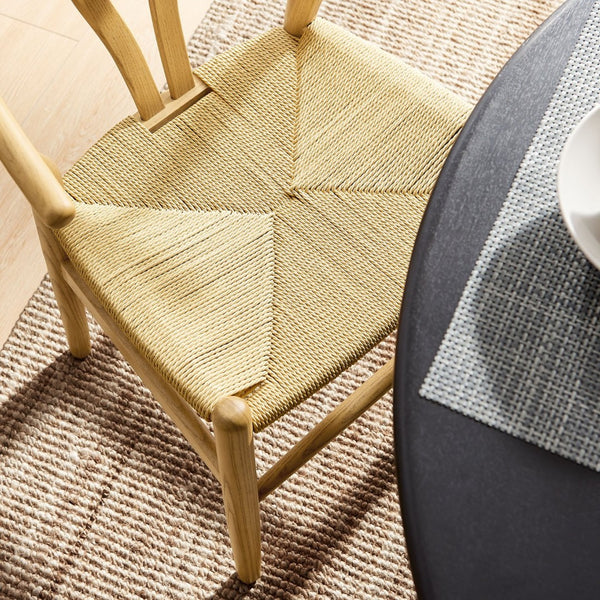 Modway Furniture Amish 29" Handcrafted Wood Dining Chair – Mid-Century Rustic Style with Comfort and Durability Natural EEI-7200-NAT