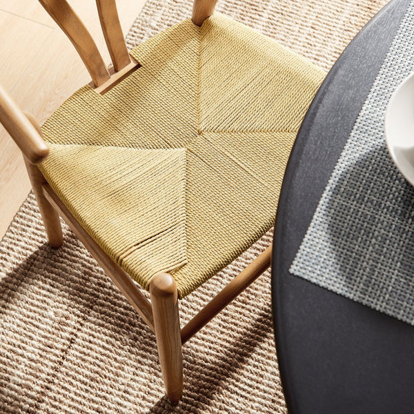 Modway Furniture Amish 29" Handcrafted Wood Dining Chair – Mid-Century Rustic Style with Comfort and Durability Walnut EEI-7200-WAL