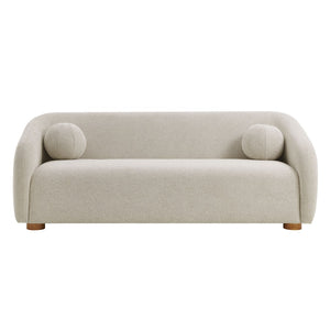 Modway Furniture Holland Curved Swivel Sofa by Modway - Luxurious Chenille Upholstery with Effortless Comfort Design Dove Gray EEI-7217-DOV