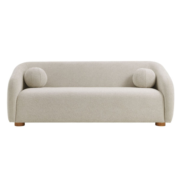 Modway Furniture Holland Curved Swivel Sofa by Modway - Luxurious Chenille Upholstery with Effortless Comfort Design Dove Gray EEI-7217-DOV