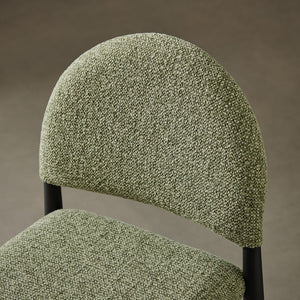 Modway Furniture Hayley Upholstered Fabric Counter Stool - Mid-Century Modern Design for Stylish Kitchen Comfort Black Leaf EEI-7221-BLK-LEA