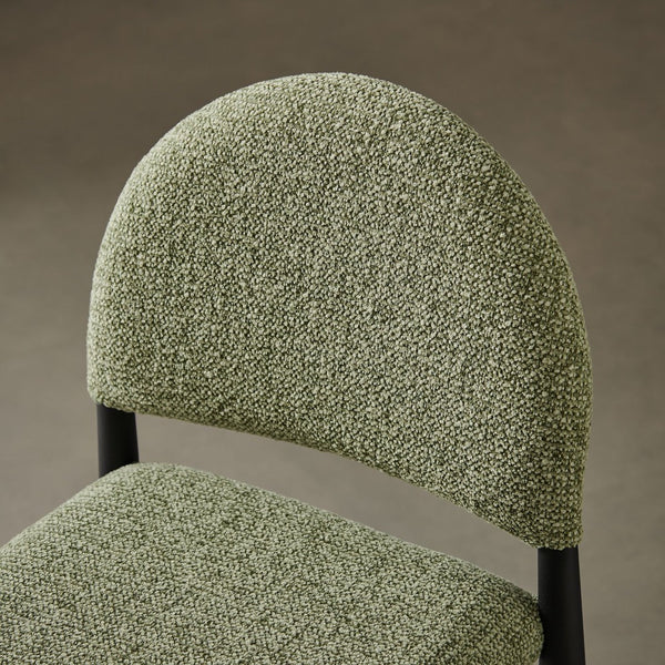 Modway Furniture Hayley Upholstered Fabric Counter Stool - Mid-Century Modern Design for Stylish Kitchen Comfort Black Leaf EEI-7221-BLK-LEA