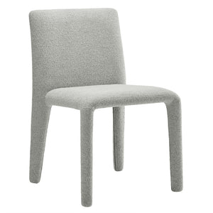 Modway Furniture Rhodes Fabric Upholstered Dining Chair - Eco-Friendly Chenille, Modern Comfort for Any Space Dove Gray EEI-7222-DOV