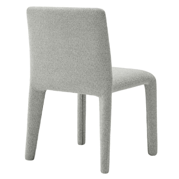 Modway Furniture Rhodes Fabric Upholstered Dining Chair - Eco-Friendly Chenille, Modern Comfort for Any Space Dove Gray EEI-7222-DOV