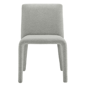 Modway Furniture Rhodes Fabric Upholstered Dining Chair - Eco-Friendly Chenille, Modern Comfort for Any Space Dove Gray EEI-7222-DOV