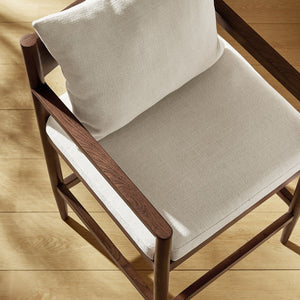 Modway Furniture Remington Counter Stool - Scandinavian-Inspired Solid Elm Design for Modern Dining & Bar Areas Salt EEI-7244-SAL