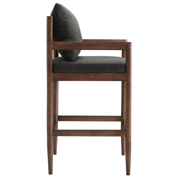 Modway Furniture Remington Bar Stool – Contemporary Scandinavian Design with Comfort and Support for Modern Spaces Charcoal EEI-7245-CHA