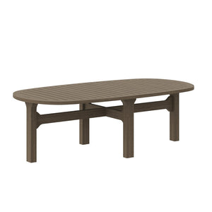 Modway Furniture Saratoga Teak Wood Outdoor Coffee Table - Stylish, Durable, Weather-Resistant Design for Patios EEI-7246-WGR