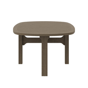 Modway Furniture Saratoga Teak Wood Outdoor Coffee Table - Stylish, Durable, Weather-Resistant Design for Patios EEI-7246-WGR
