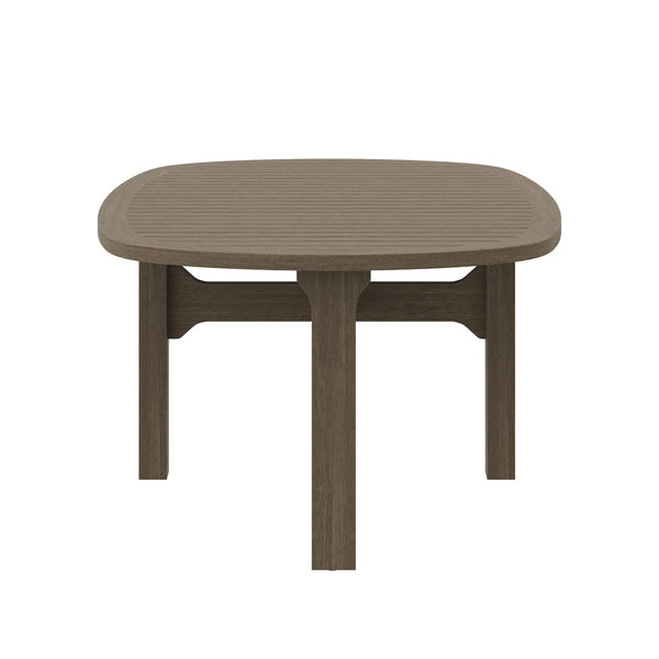 Modway Furniture Saratoga Teak Wood Outdoor Coffee Table - Stylish, Durable, Weather-Resistant Design for Patios EEI-7246-WGR