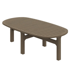 Modway Furniture Saratoga Teak Wood Outdoor Coffee Table - Stylish, Durable, Weather-Resistant Design for Patios EEI-7246-WGR