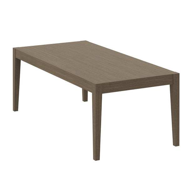 Modway Furniture Northlake 83" Rectangular Outdoor Teak Dining Table – Perfect for Patios, Modern Design & Durability EEI-7257-WGR