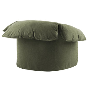 Modway Furniture Lark Oversized Barrel Lounge Chair with Removable Slipcover for Reading Nooks Sage EEI-7259-SGE