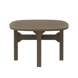 Modway Furniture Saratoga Outdoor Teak Wood Side Table - Stylish, Durable, and Perfect for Patios & Gardens EEI-7263-WGR