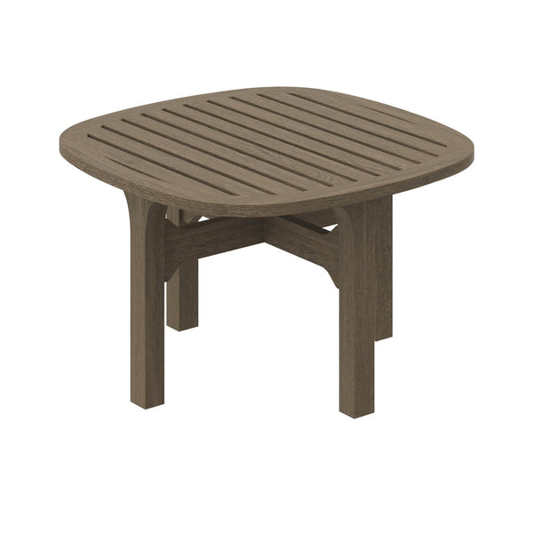 Modway Furniture Saratoga Outdoor Teak Wood Side Table - Stylish, Durable, and Perfect for Patios & Gardens EEI-7263-WGR