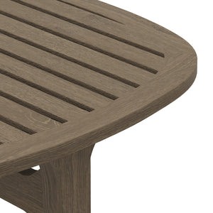 Modway Furniture Saratoga Outdoor Teak Wood Side Table - Stylish, Durable, and Perfect for Patios & Gardens EEI-7263-WGR
