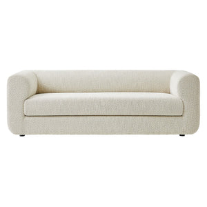 Modway Furniture Leif 89" Boucle Upholstered Sofa - Contemporary Tuxedo Design with Plush Comfort for Any Space EEI-7280-PRL