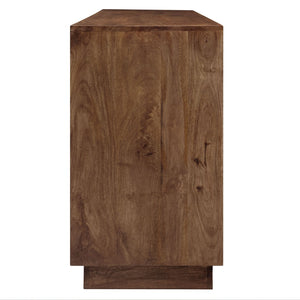 Modway Furniture Veda 72" Mango Wood Sideboard Cabinet - Modern Design, Ample Storage, Perfect for Dining & Living Spaces EEI-7285-WAL