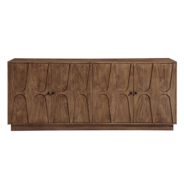 Modway Furniture Veda 72" Mango Wood Sideboard Cabinet - Modern Design, Ample Storage, Perfect for Dining & Living Spaces EEI-7285-WAL
