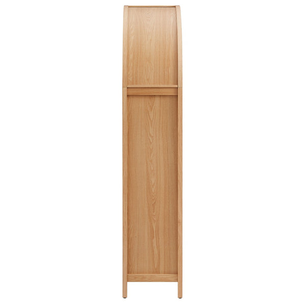 Modway Furniture Calista 79" Tall Wide Rattan Arched Storage Cabinet – Stylish & Functional Solution for Any Space Natural EEI-7294-NAT