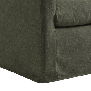 Modway Furniture Somerset Woven Fabric Slipcovered Accent Chair for Modern Farmhouse Living Rooms Sage EEI-7312-SGE