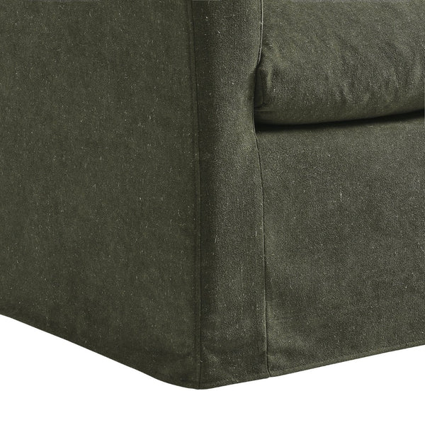 Modway Furniture Somerset Woven Fabric Slipcovered Accent Chair for Modern Farmhouse Living Rooms Sage EEI-7312-SGE