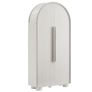 Modway Furniture Bellamy Tall Arched Storage Cabinet - Elegant Contemporary Design for Stylish Organization Solutions Ash EEI-7313-ASH