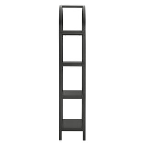 Modway Furniture Vexley 72-Inch Tall Narrow Arched Bookshelf - Modern Minimalist Design for Stunning Home Displays Black EEI-7316-BLK