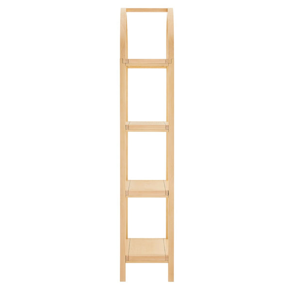 Modway Furniture Vexley 72-Inch Tall Narrow Arched Bookshelf - Modern Minimalist Design for Stunning Home Displays Natural EEI-7316-NAT