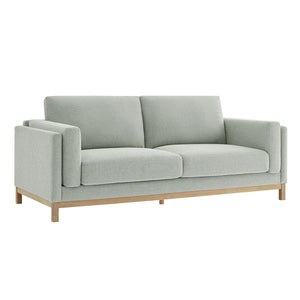 Modway Furniture Roscoe 81-Inch Fabric Sofa by Modway - Luxurious Mélange Chenille for Ultimate Comfort and Style Mist EEI-7327-MST