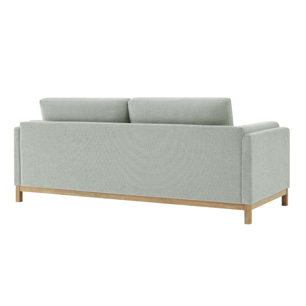 Modway Furniture Roscoe 81-Inch Fabric Sofa by Modway - Luxurious Mélange Chenille for Ultimate Comfort and Style Mist EEI-7327-MST