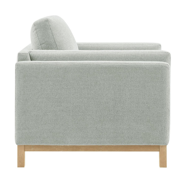 Modway Furniture Roscoe Fabric Armchair - Plush Comfort and Elegant Design for Modern or Traditional Spaces Mist EEI-7329-MST