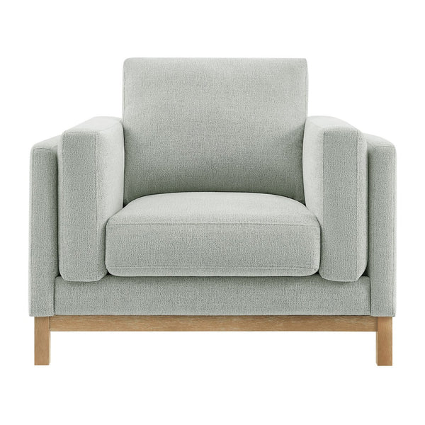 Modway Furniture Roscoe Fabric Armchair - Plush Comfort and Elegant Design for Modern or Traditional Spaces Mist EEI-7329-MST