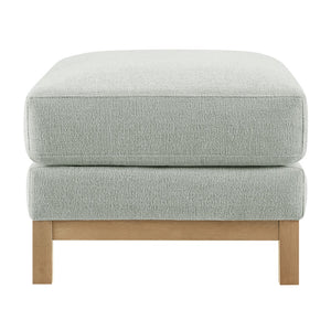 Modway Furniture Roscoe Fabric Ottoman - Plush Rectangular Design with Durable Chenille Upholstery for Comfort & Style Mist EEI-7330-MST