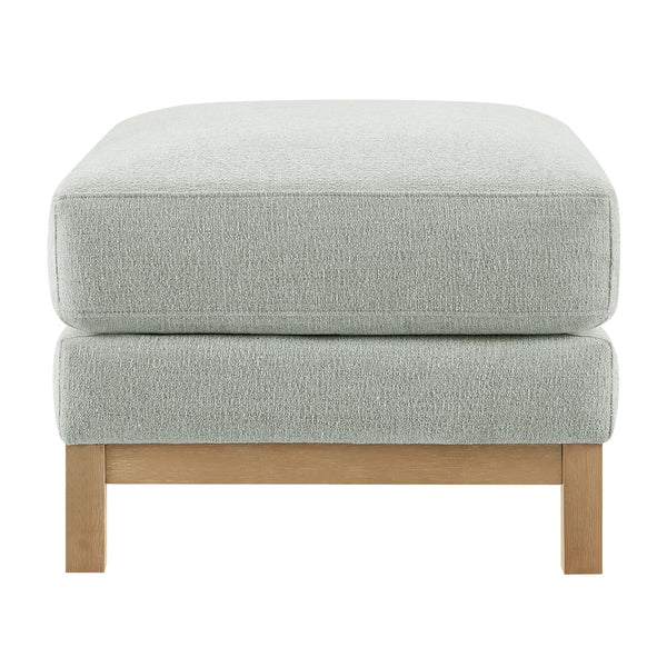 Modway Furniture Roscoe Fabric Ottoman - Plush Rectangular Design with Durable Chenille Upholstery for Comfort & Style Mist EEI-7330-MST