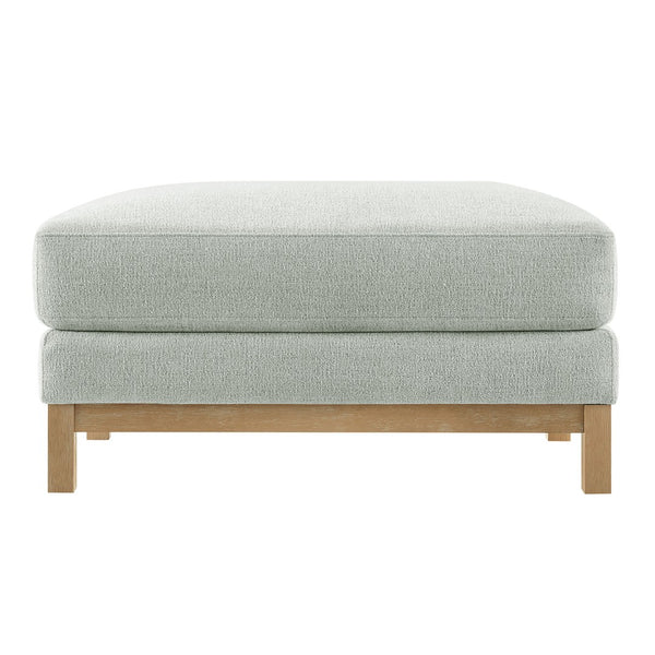 Modway Furniture Roscoe Fabric Ottoman - Plush Rectangular Design with Durable Chenille Upholstery for Comfort & Style Mist EEI-7330-MST