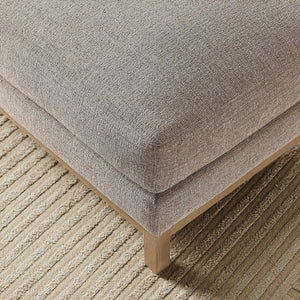 Modway Furniture Roscoe Fabric Ottoman - Plush Rectangular Design with Durable Chenille Upholstery for Comfort & Style Pewter EEI-7330-PEW