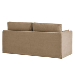 Modway Furniture Wellfleet Modway Slipcovered Loveseat with Down Blend Cushions and Tailored Piping Almond EEI-7356-ALM