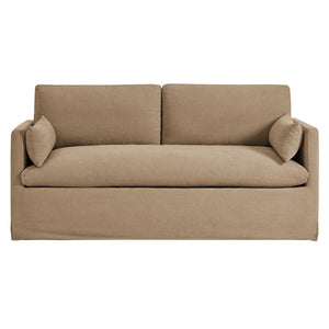 Modway Furniture Wellfleet Modway Slipcovered Loveseat with Down Blend Cushions and Tailored Piping Almond EEI-7356-ALM