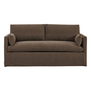 Modway Furniture Wellfleet Modway Slipcovered Loveseat with Down Blend Cushions and Tailored Piping Cocoa EEI-7356-COA