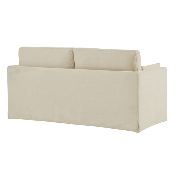 Modway Furniture Wellfleet Modway Slipcovered Loveseat with Down Blend Cushions and Tailored Piping Linen EEI-7356-LIN