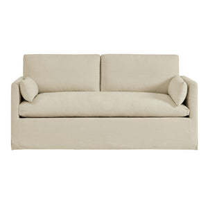 Modway Furniture Wellfleet Modway Slipcovered Loveseat with Down Blend Cushions and Tailored Piping Linen EEI-7356-LIN