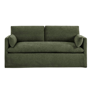 Modway Furniture Wellfleet Modway Slipcovered Loveseat with Down Blend Cushions and Tailored Piping Sage EEI-7356-SGE