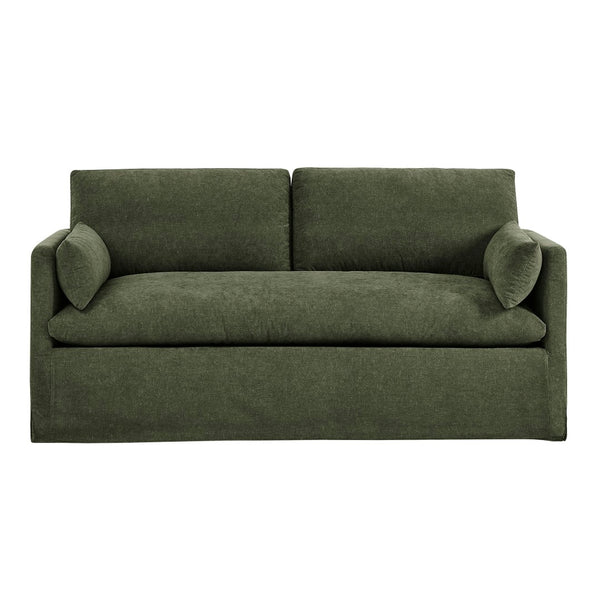 Modway Furniture Wellfleet Modway Slipcovered Loveseat with Down Blend Cushions and Tailored Piping Sage EEI-7356-SGE