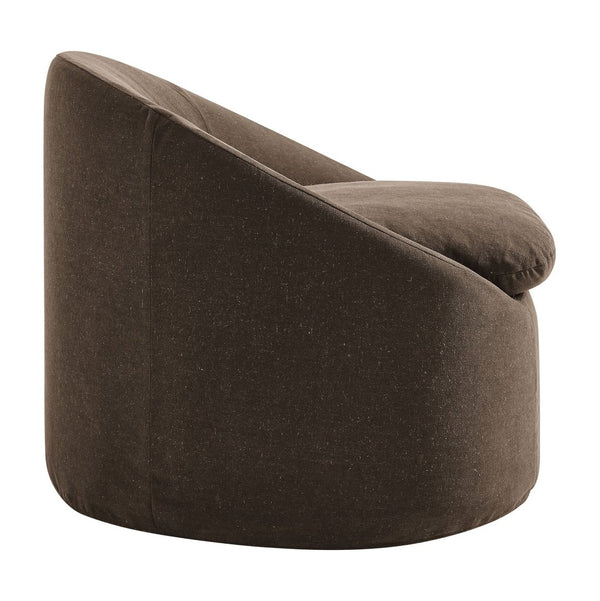 Modway Furniture Sadie Modway Slipcover Accent Chair with Down Cushion and Sinuous Spring Support Cocoa EEI-7358-COA