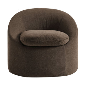 Modway Furniture Sadie Modway Slipcover Accent Chair with Down Cushion and Sinuous Spring Support Cocoa EEI-7358-COA