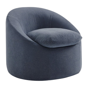 Modway Furniture Sadie Modway Slipcover Accent Chair with Down Cushion and Sinuous Spring Support Denim EEI-7358-DEN