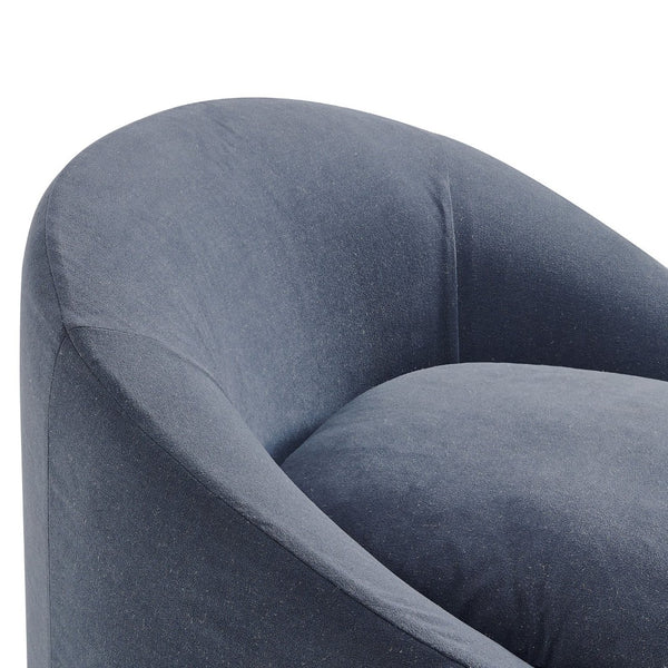 Modway Furniture Sadie Modway Slipcover Accent Chair with Down Cushion and Sinuous Spring Support Denim EEI-7358-DEN